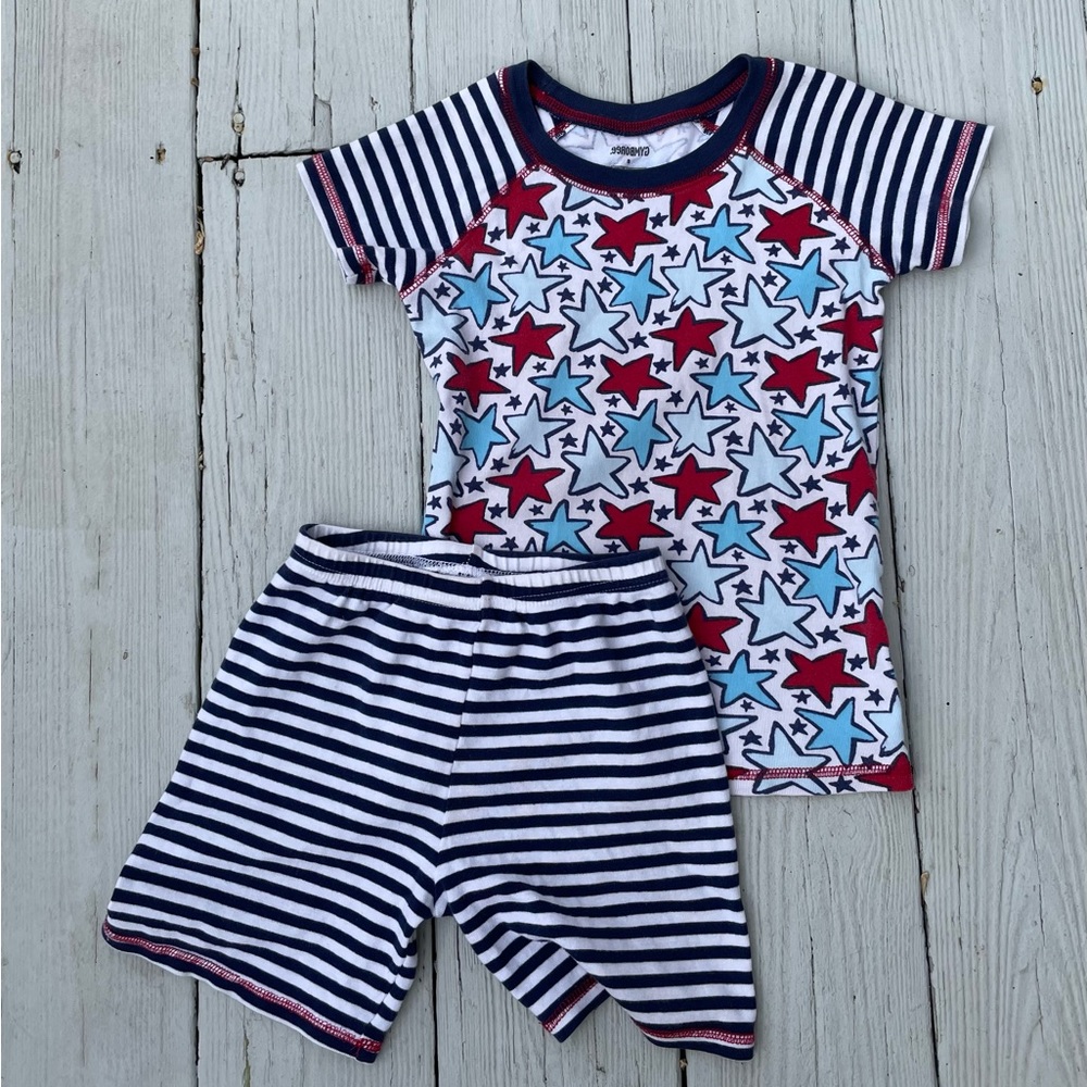 Gymboree Size 8 Stars & Stripes Pajama Set